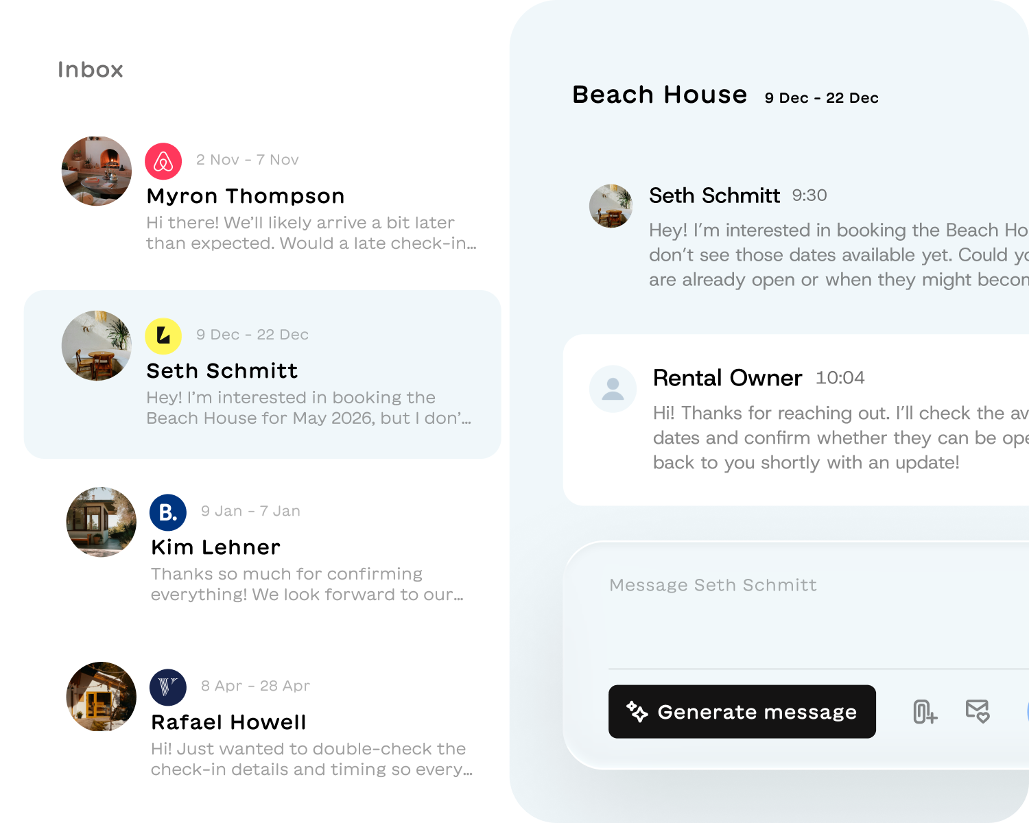 Lodgify inbox